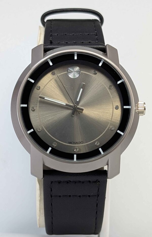 PXL_20260827_190911246.PORTRAIT~2 Movado BOLD Modern Two-Tone Dial Men’s Leather Watch