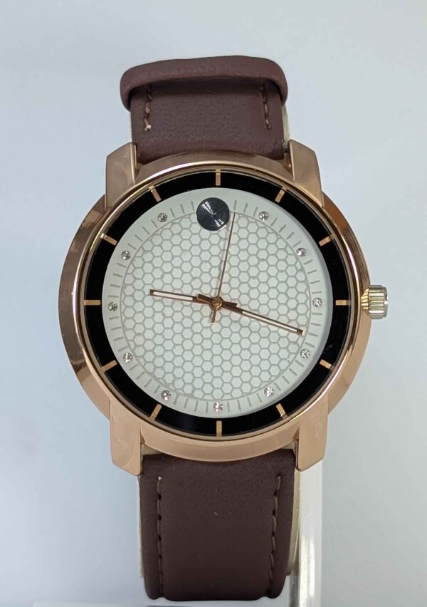 PXL_20260827_191549890.PORTRAIT Movado BOLD Modern Two-Tone Dial Men’s Leather Watch